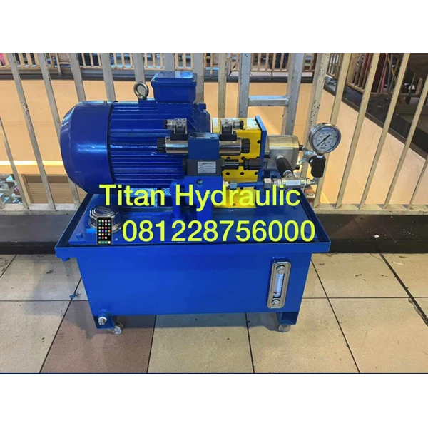 Power pack hidrolik / mesin press / kapasitas 60 liter / tekanan 180 bar / electrik motor 7 hp / pompa 12 cc/ solenoid valve / hand valve