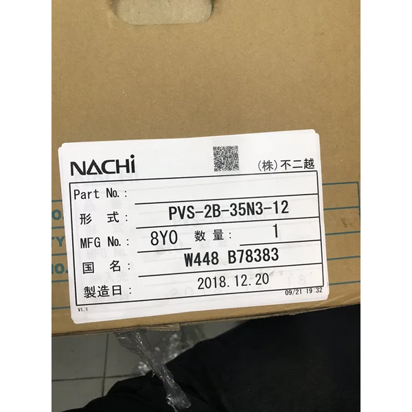Nachi Piston Pump PVS-2B-35N3-12